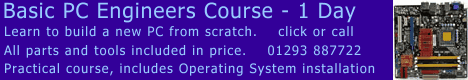 Build your own PC from scratch. All parts and tools supplied.